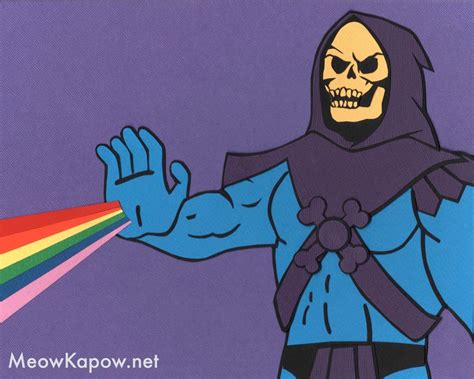 Skeletor Motu Collage Art Print Etsy