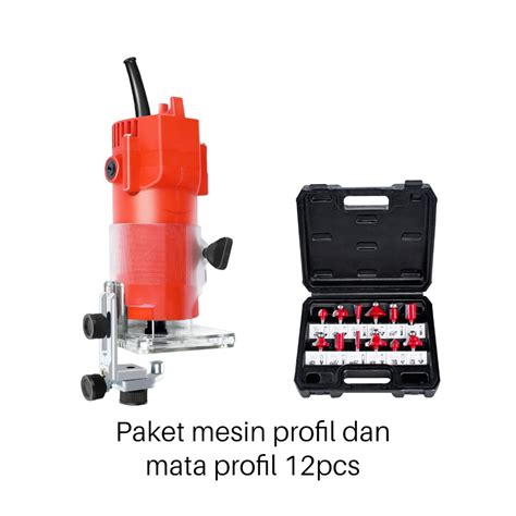 Jual Mesin Profil Router Trimmer Kayu Kayu Ukir 6 35mm 350w 30000rpm