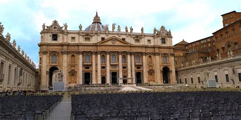 St Peter Square Bas Lica De St Peter S Cidade Estado Do Vaticano