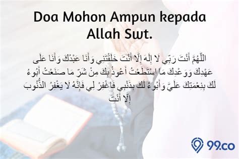 7 Bacaan Doa Mohon Ampun Kepada Allah Swt Atas Dosa Dosa Yang