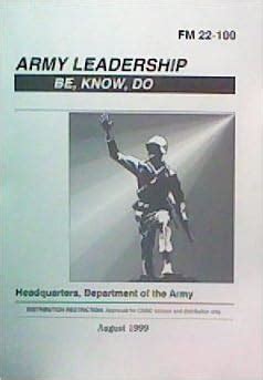 Army Leadership Be Know Do Fm Amazon Books