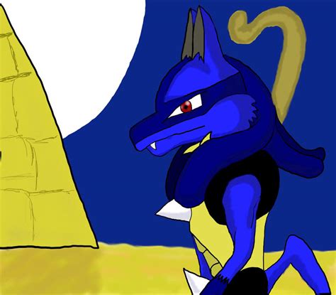 Pokemon - Lucario as Anubis by dragonfire53511 on deviantART