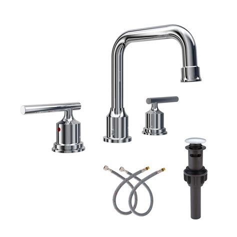 Iviga In Widespread Double Handle Bathroom Faucet In Chrome Vba C