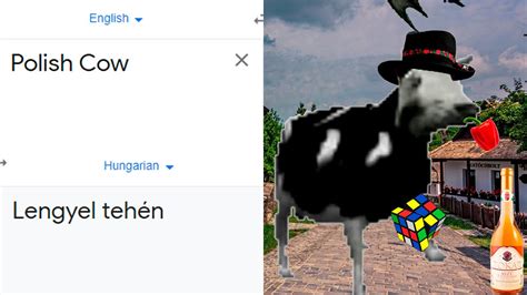 Polish Cow In Different Languages Meme Part Youtube