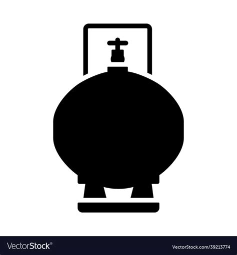 Gas Cylinder Icon Royalty Free Vector Image Vectorstock