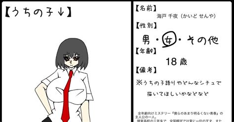 うちの子描いてもいいのよ】 【企画】うちの子描いてもいいのよ【むしろ描いてください】 亡生紗千のイラスト Pixiv