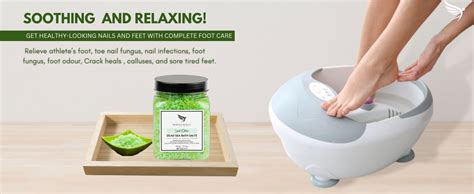 Foot Spa Salts With Tea Tree Oil Made In Uk 450g Natural Dead Sea Salts For Women Men Tea