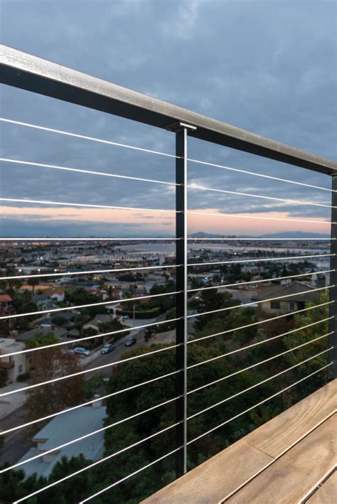 Flat Bar Cable Railing Posts San Diego Cable Railings