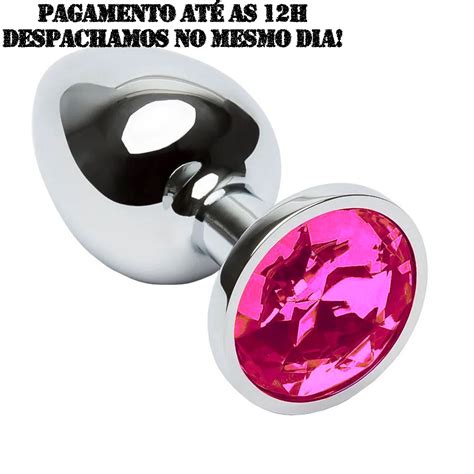 Plug Anal De Metal Joia Tamanho G Grande Shopee Brasil