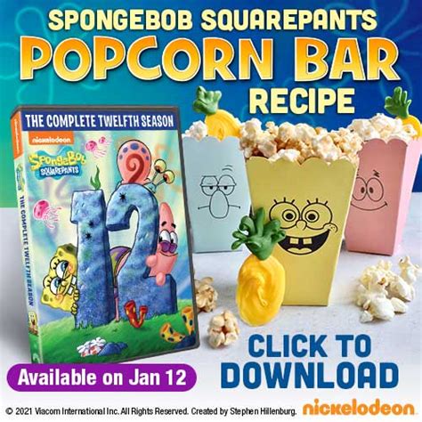 Join Spongebob Squarepants The Complete Twelfth Season With This