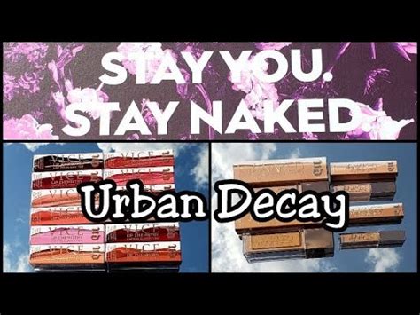 New Urban Decay Stay Naked Foundation Concealer Plus Swatches Of