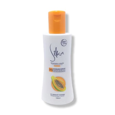 Silka Papaya Skin Whitening Lotion Result In 7 Days 100ml