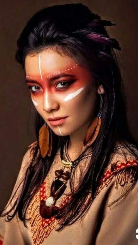 Native American Face Paint Native American Paintings Native American Girls Native American