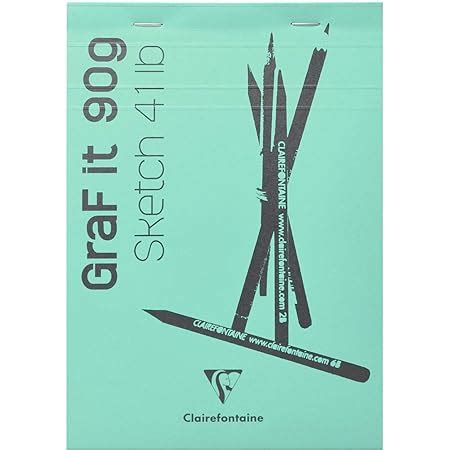 Clairefontaine 96619C Blocco Punto Metallico GraF It 80 Fogli Carta