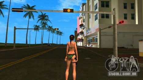 Lara Croft Camo Bikini Para GTA Vice City