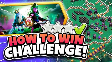 How To Easily Star The Super Spooky Challenge Clash Of Clans Youtube