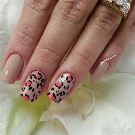 Pin De Fabi Garcia Em Unhas Unha Oncinha Unhas Decoradas Unhas