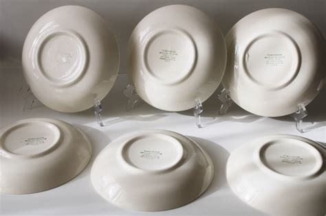 Mcm Temporama Pattern Soup Bowls Set Of S Vintage Canonsburg China