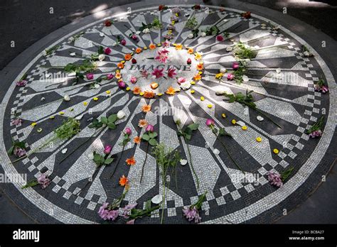 The Imagine Memorial To John Lennon Strawberry Fields Central Park