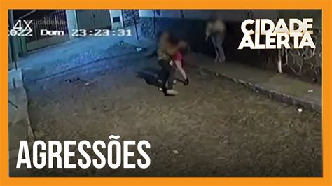 V Deo Mostra V Tima Sendo Agredida Por Membros De Fac O Servi Os T