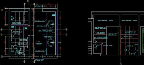 Bathroom Dwg Section For Autocad • Designs Cad