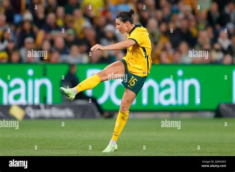 Sydney Australia Th Sep Emily Gielnik Of Matildas Shoots On