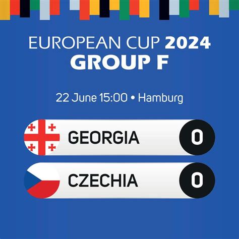 Georgia Vs Czechia European Football Championship Group F Match