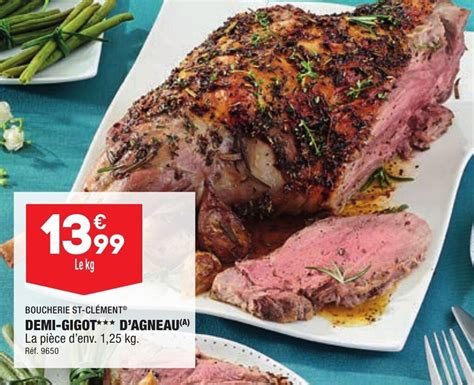 Promo Demi Gigot D Agneau Chez Aldi