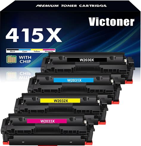 415X 415A Multipack Mit Chip Tonerkartusche Kompatibel für HP 415X 415A