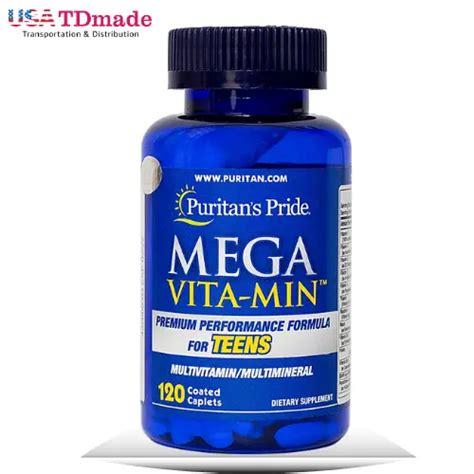 Viên uống Mega Vita Min For Teens Puritan s Pride bổ sung vitamin 120