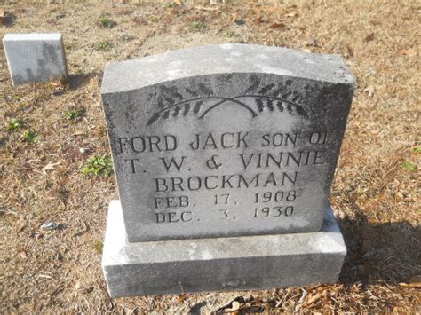 Ford Jack Brockman Find A Grave Memorial