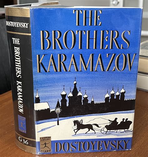 The Brothers Karamazov Rare First Modern Library Edition With