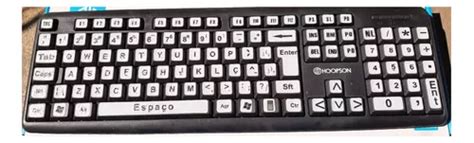 Teclado Adaptado Braille Cegos Tecnologia Assistiva Ampliado