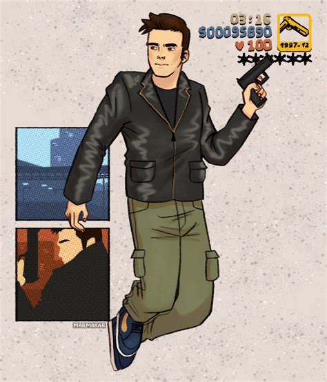 Claude Gta 3 By Marmakar On Deviantart