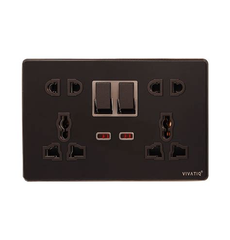 double multi socket vivatiq electrical
