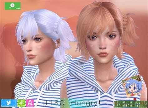 J180 Hungry Hair At Newsea Sims 4 The Sims 4 Catalog