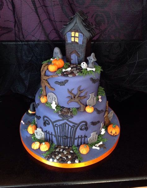 Haunted House Cake Halloween Cakes Halloween Cake Decorating