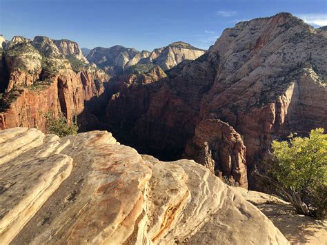 The Top Of Angels Landing At Zion National Park One Of The Greatest