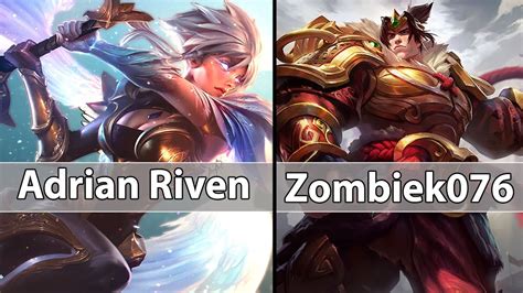 Adrian Riven Riven Vs Garen Top Adrian Riven Stream Youtube