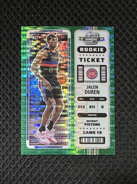 Panini Contenders Optic Jalen Duren Rc Op