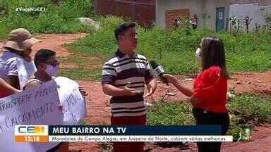 CETV 1ª Edição Juazeiro do Norte Moradores do Campo Alegre em