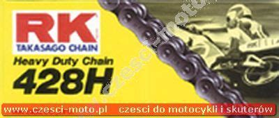 Części motocyklowe Łańcuch RK 428 H 138 bezoringowy wzmocniony Opinie