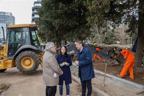 Vicente López Katopodis Recorrió Obras En El Paseo Costero Argentina