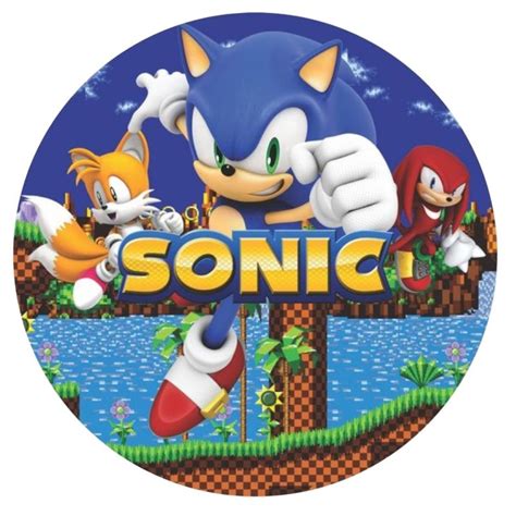 Oblea Comestible Sonic Y Amigos El Patio De Picasso