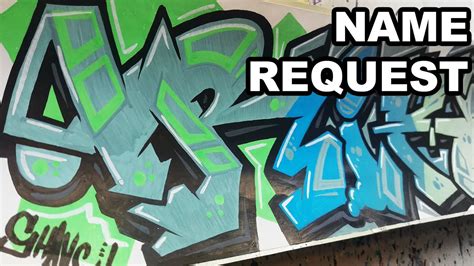 Graffiti Speedart L Speedpaint Name Request Rik Sticker Youtube