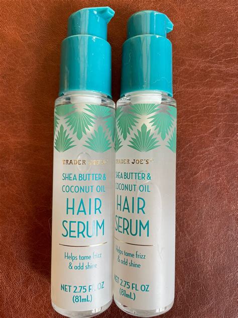 2 Pack Trader Joes Shea Butter And Coconut Oil Hair Serum 275 Fl Oz Ebay