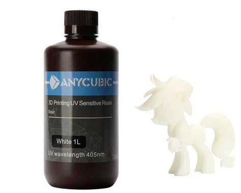 Фотополимерная смола Anycubic 405nm UV resin 1кг WHITE Белый: 1 250 грн ...