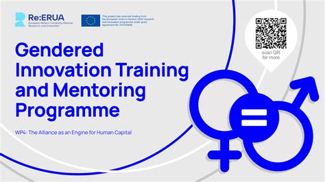 Gendered Innovation Training And Mentoring Programme Old ERUA