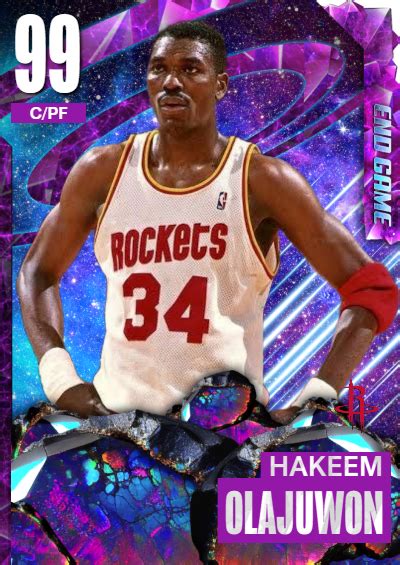 Nba K Kdb Custom Card Hakeem Olajuwon Endgame