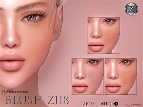 The Sims Resource Zenx Blush Z